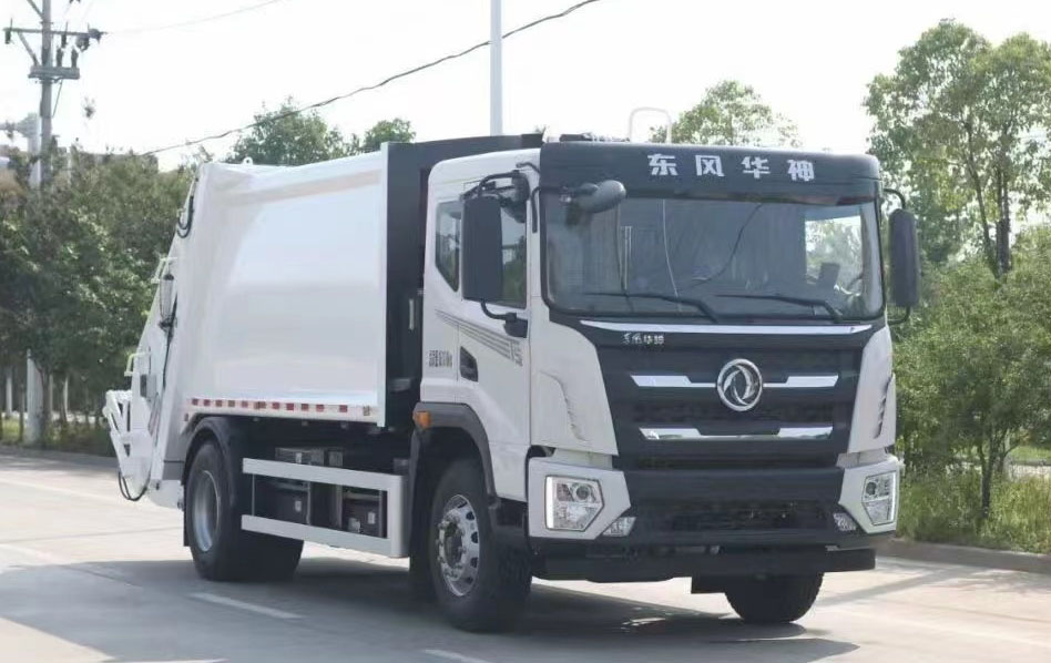 東風(fēng)華神12方純電動(dòng)高端壓縮垃圾車(chē)