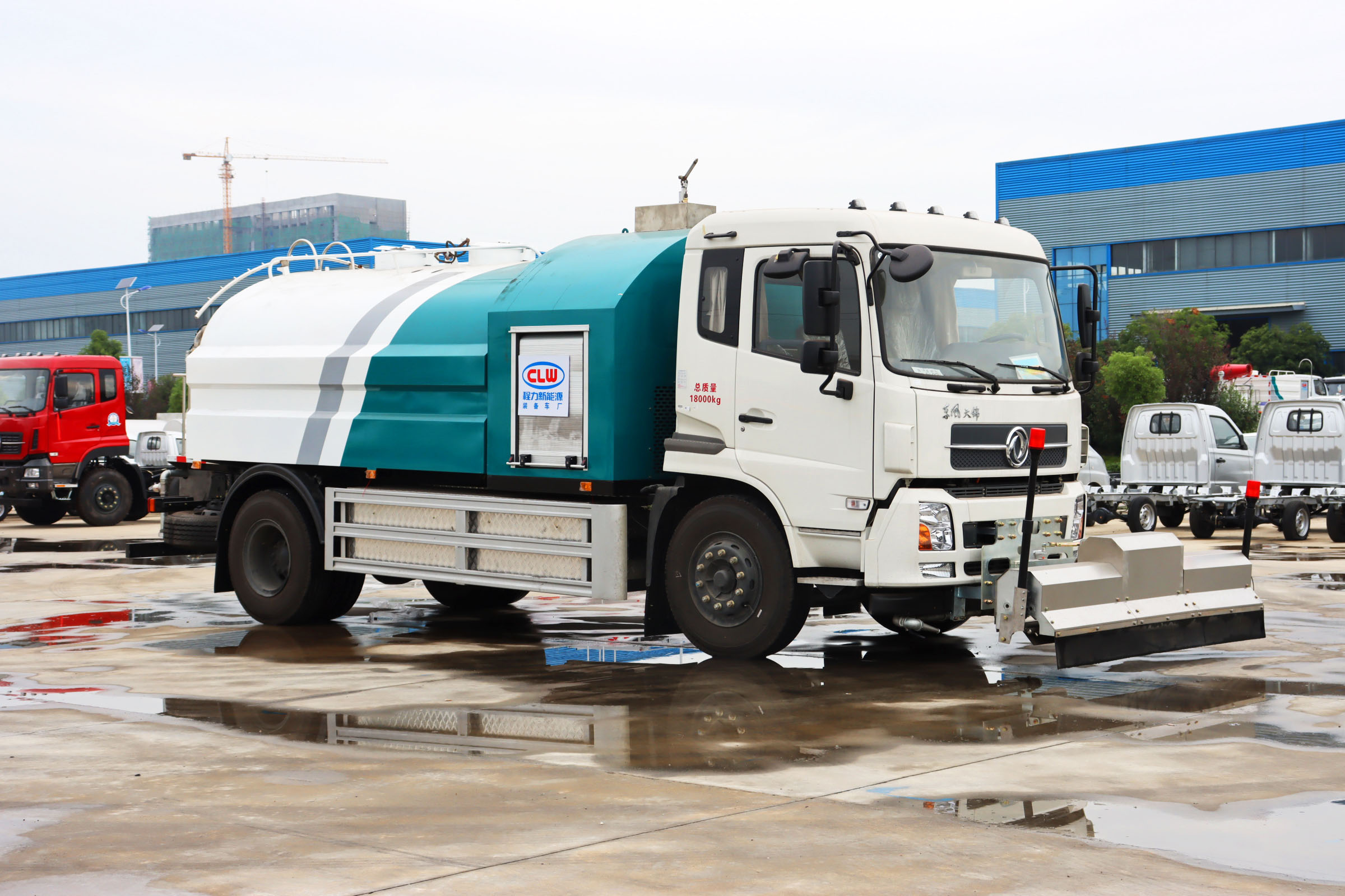 東風天錦純電動9方多功能清洗車