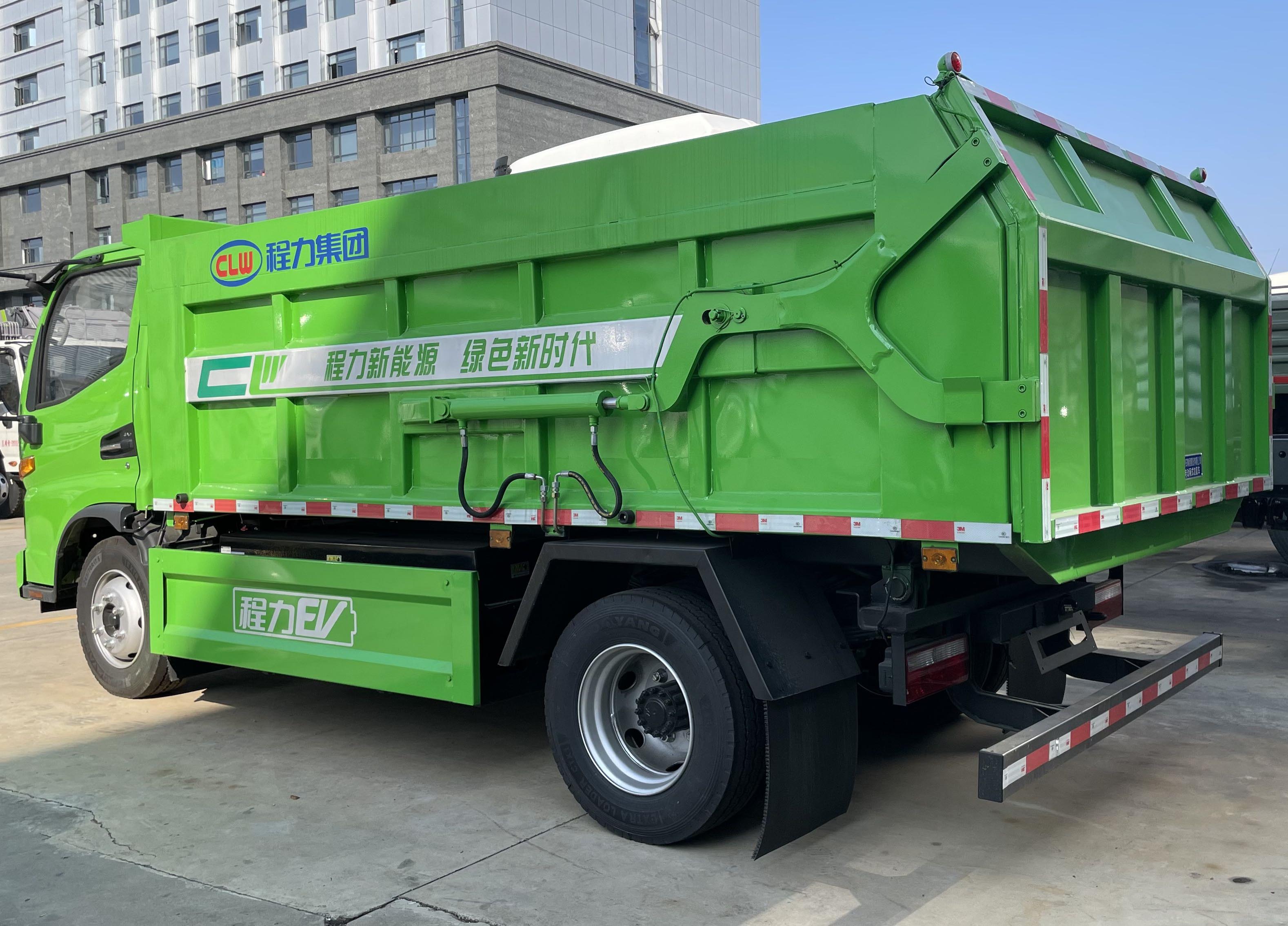 江淮駿鈴純電動廂式垃圾運(yùn)輸車圖片4